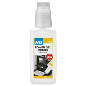 Гель для чистки духовок, гриля и барбекю со щёткой HG Power Gel Brush Oven, 250 мл